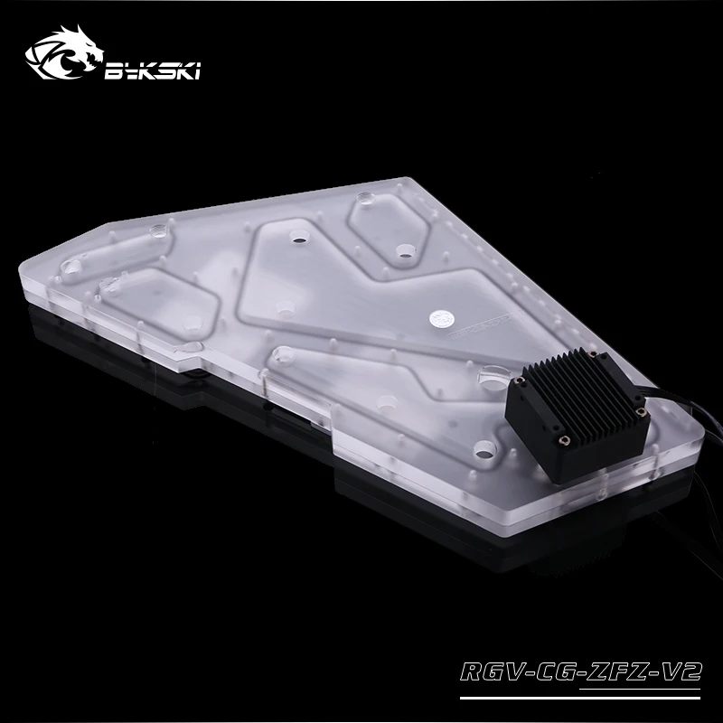 Bykski водный охладитель водной плиты для COUGAR CONQUEROR Case, RBW(5 V)/RGB(12 V), подходит для водяного охлаждения здания