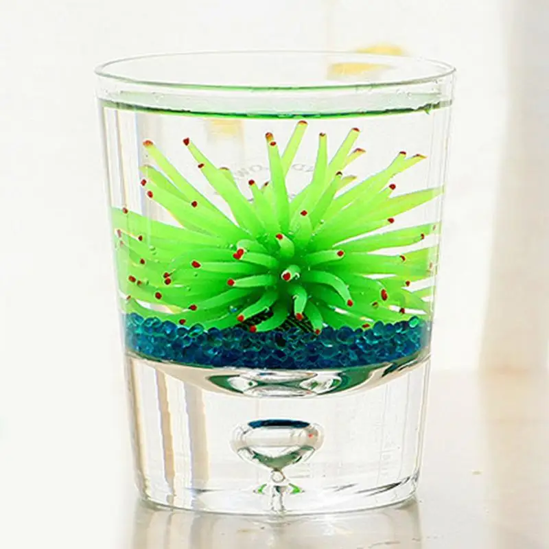 Новый мягкий цветной яркий искусственный силиконовый Коралловый Аквариум