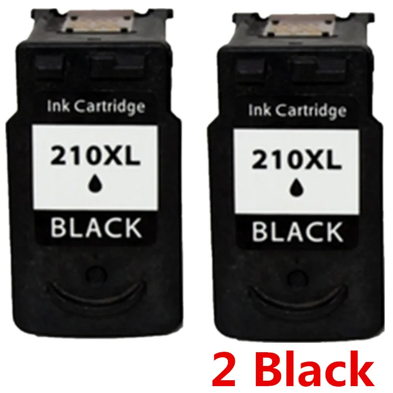 Восстановленные картриджи для Canon PG-210 XL PG-210XL PG 210 PG210 CL-211XL CL-211 Pixma iP2700 iP2702 MP240 MP250 MP260 - Цвет: 2 Black