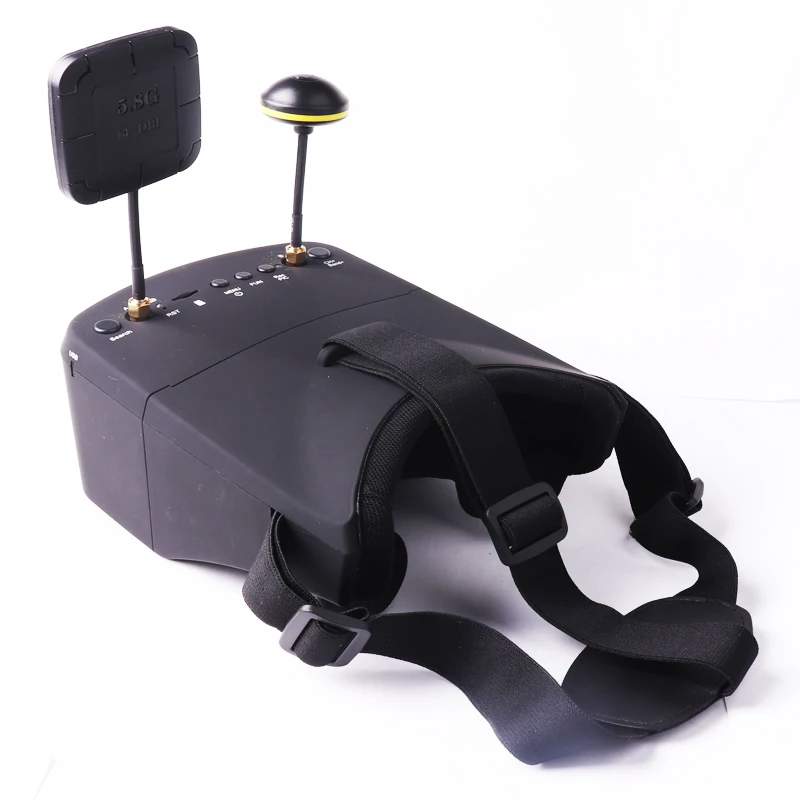 LS 800D VR FPV Goggles 5 8G 40CH дюймов 854*480 видеогарнитура HD DVR разнообразие 2000 мАч аккумулятор