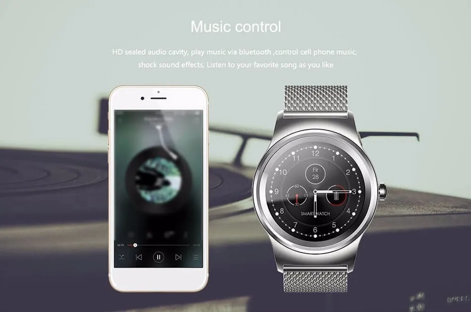 SMA-R Bluetooth Полный Круглый Smartwatch Спорт Шагомер монитор сердечного ритма кожа Смарт часы наручные Телефон для iOS Android