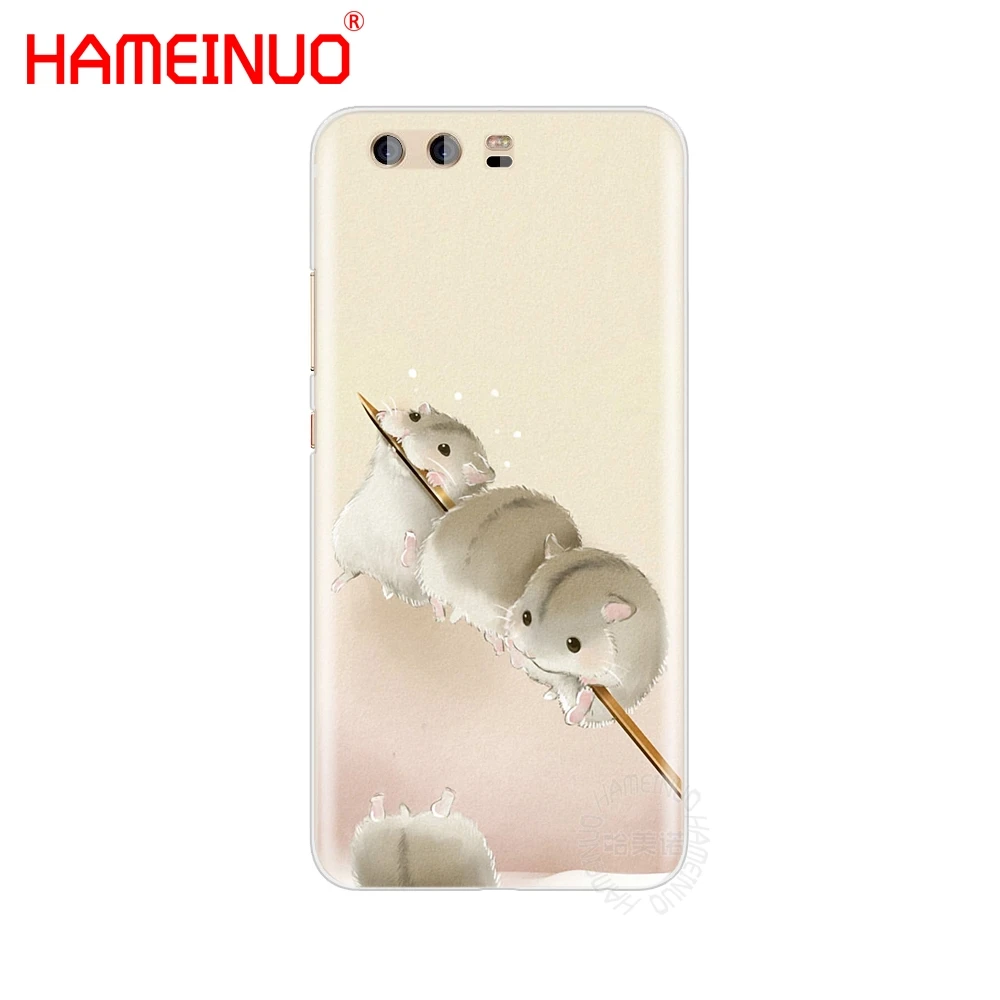 HAMEINUO чехол для телефона с изображением кролика мыши хомяка huawei Ascend P7 P8 P9 P10 P20 lite plus
