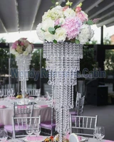 crystal wedding centerpiece table flower stand