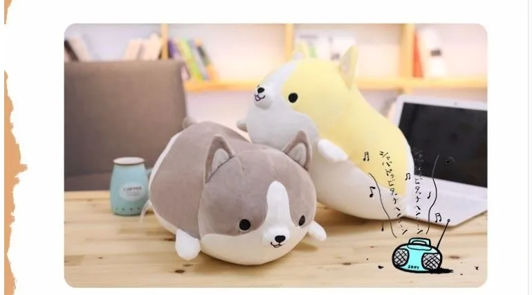 1 шт. 35/55 см Мягкие Плюшевые Kawaii толстый Косплей Shiba «Лисья Секретная служба»(Inu и собаки из мультфильма, подушка для детей girlfreind подарок на день рождения