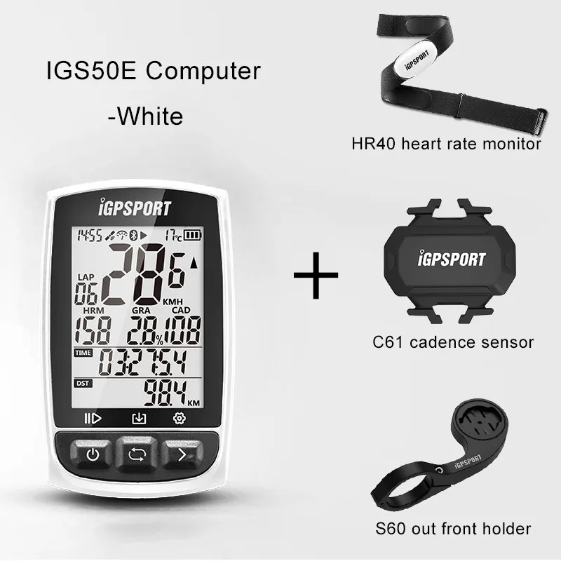 White group 6 I gps порт ANT+ велосипедный компьютер Bluetooth 4.0BLE IPX7 водонепроницаемый беспроводной Велосипедный компьютер чувствительный gps Спидометр Cadence - Цвет: White group 6
