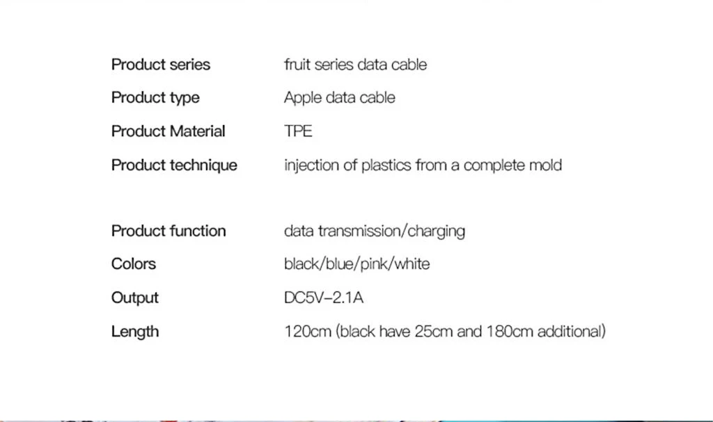 TOTU USB кабель для передачи данных и зарядки для Lightning iPhone X 8 7 6 6s s Plus 5 кабели для быстрой зарядки короткий длинный шнур для мобильного телефона