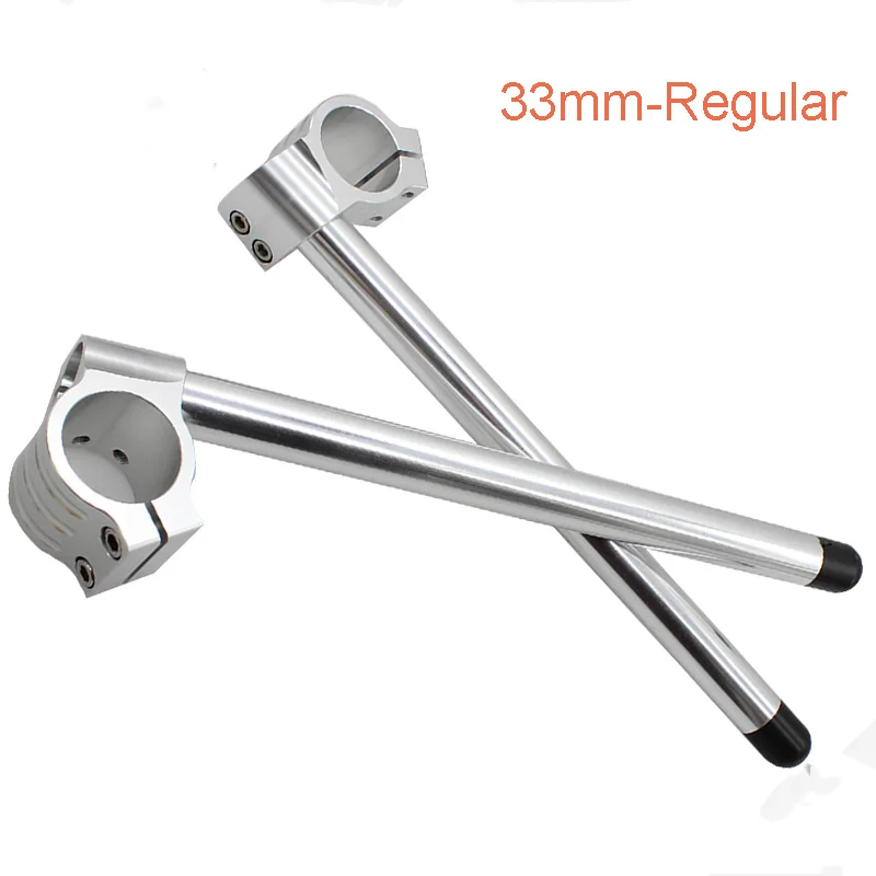 33mm-Regular Руль мотоцикла гоночный Регулируемый CNC 30/31/32/33/35/36/37/38/39/40/41/43/45/46/47/48/50/51 /52/53 мм зажим на вилке ручка бар - Цвет: 33mm-Regular