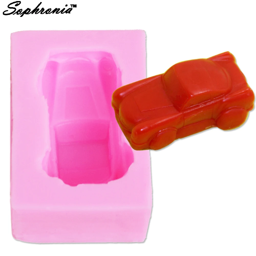Sophronia M324 CarCandle формы мыла прессформы Кухня выпечки смолы силиконовые украшения