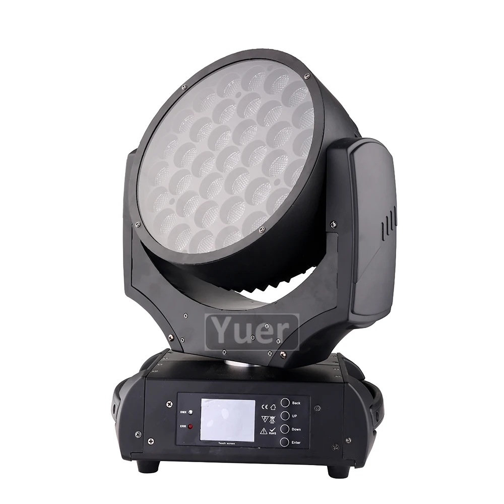 Kopen 4 Stks/partij Rgbw 4IN1 Led Zoom Moving Head Licht 37X15W DMX512 Wassen Effect Dj Disco Party Club Bar Muziek Licht Podium Verlichting