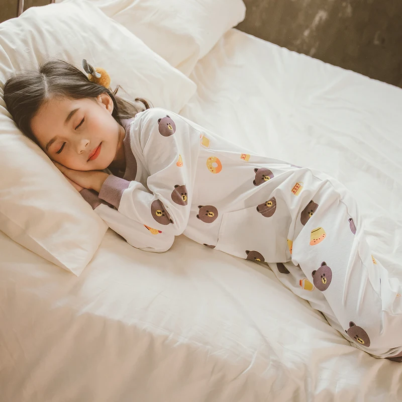 Детские весенние пижамы для девочек мягкие хлопковые детей|Комбинезоны-пижамы| |