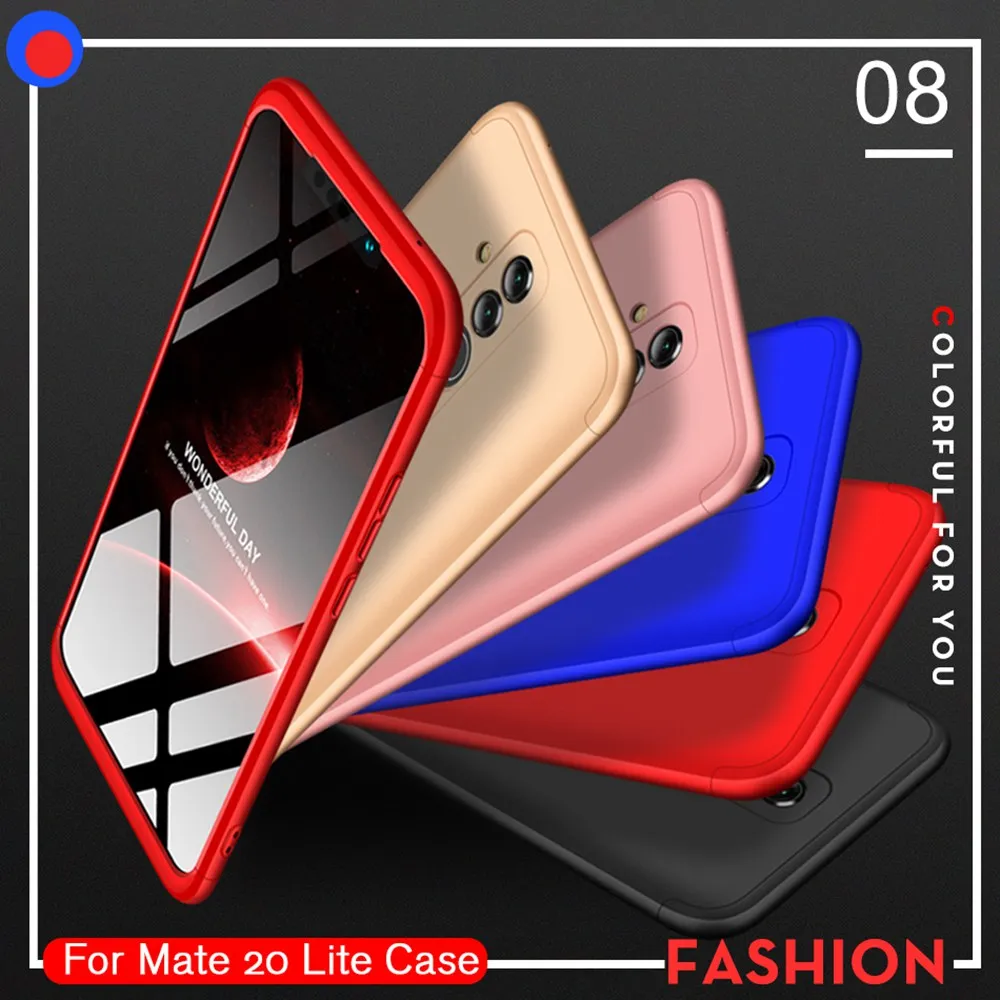 Phone Case For Huawei Mate 20 Pro Original Cover P20 Lite Luxury Coque Honor 8X Max Note 10 360 | Мобильные телефоны и