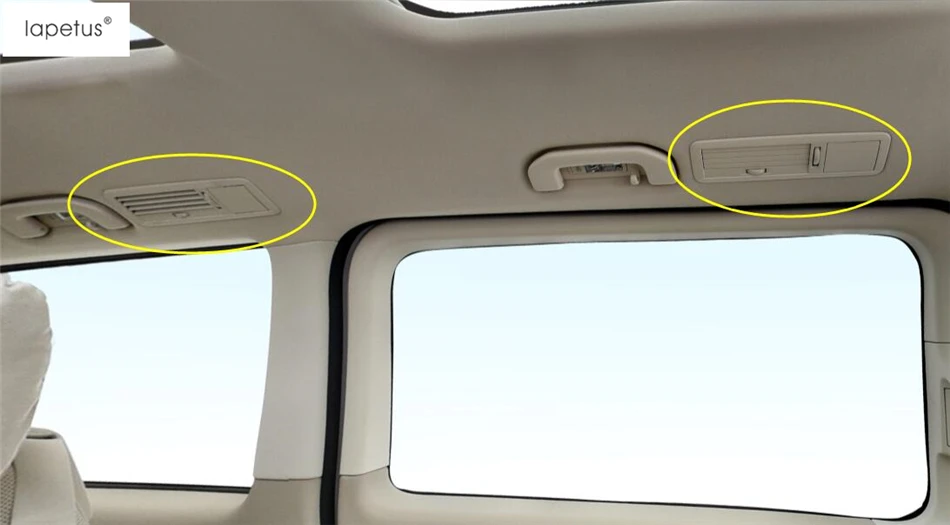 

Lapetus Accessories For Mercedes-Benz V Class V260 W447 2014 - 2017 Rear Roof Air Conditioning AC Outlet Vent Cover Kit Trim