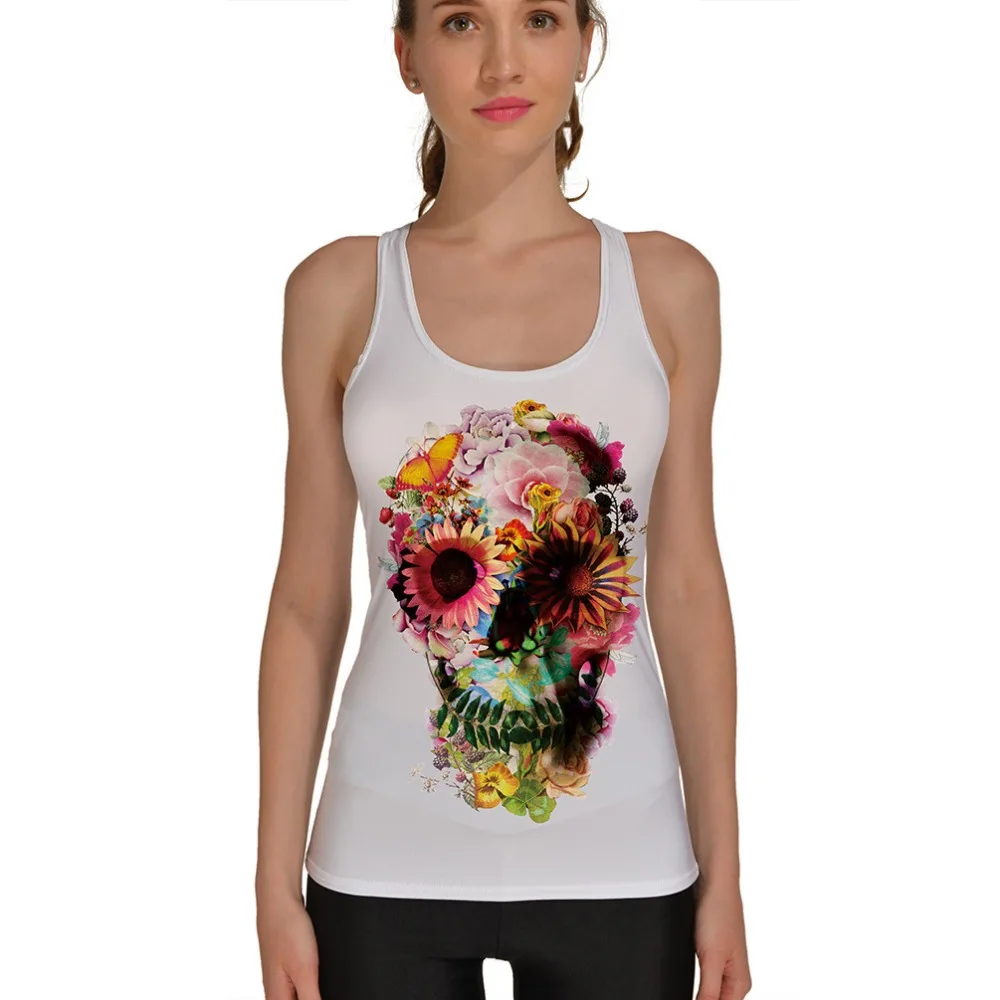 2017 Летние Стильные сексуальные новые популярные модные женские майки с принтом в