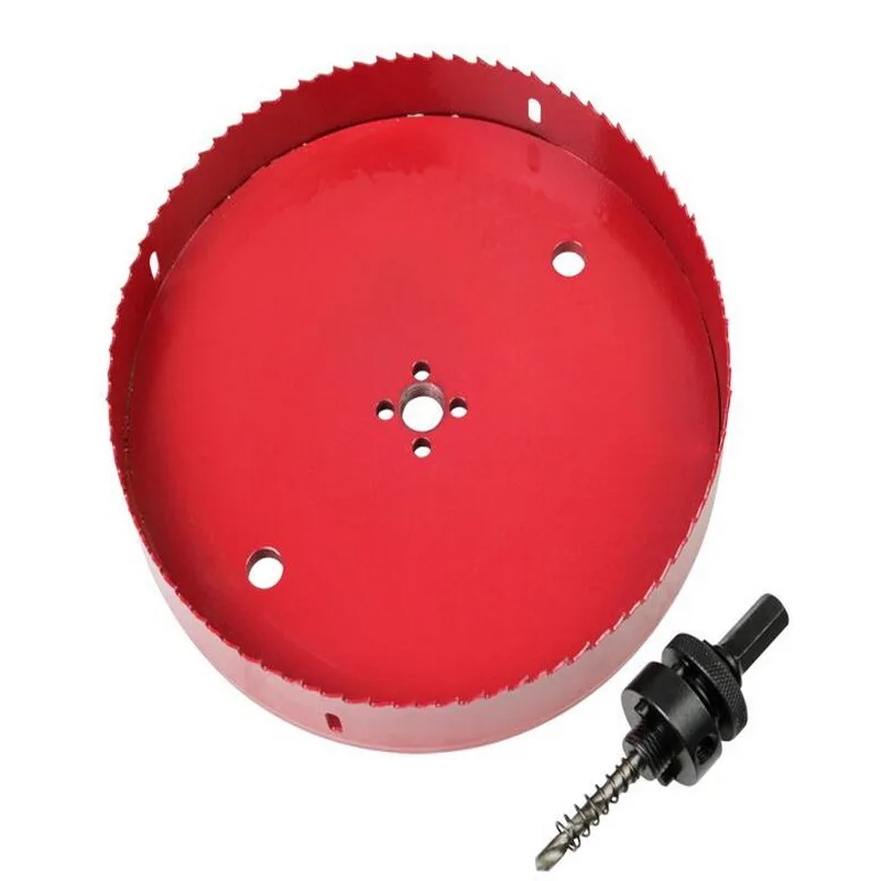 Hot sale 1pc 225mm high quality M42 Bi-metal hole Saw steel wood iron plastic saw opener underreamer pipeline perforator | Инструменты