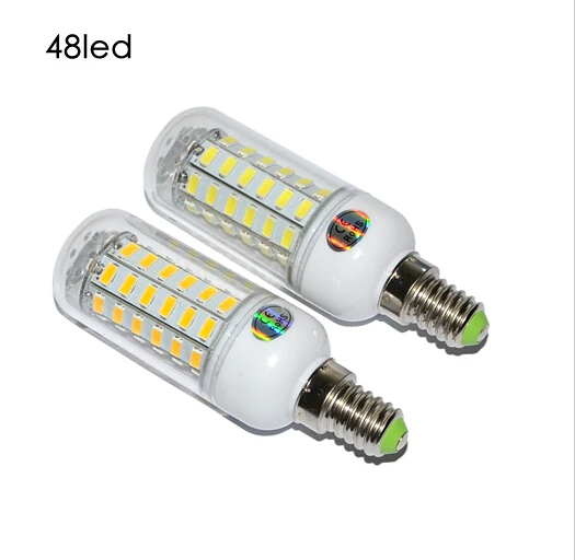 Светодиодсветодиодный лампы кукуруза E14 SMD5730 48 Светодиодный одов