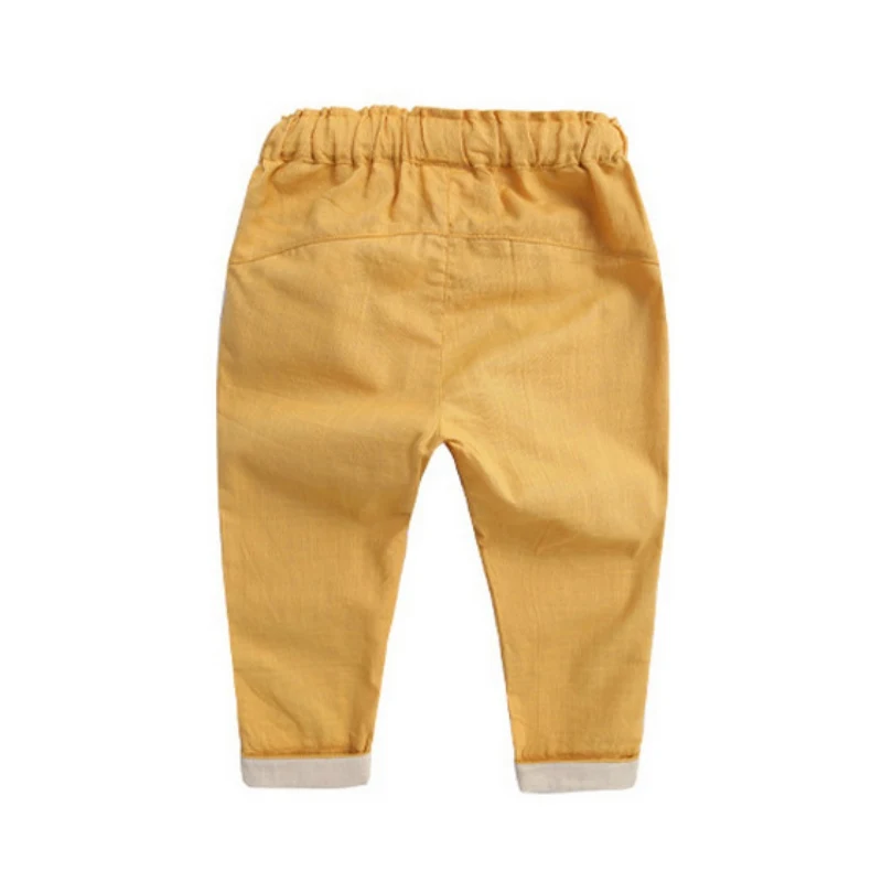 Модные детские брюки для отдыха Повседневные весна осень маленьких мальчиков