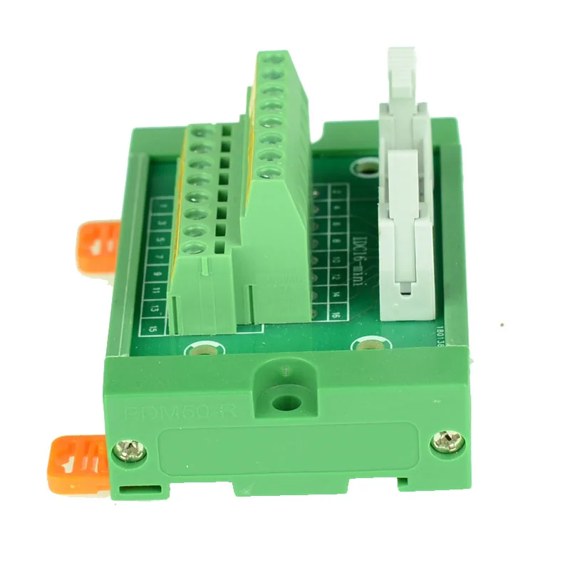 IDC20 мужской клеммный блок breakout board IDC 20 коннектор PLC релейный адаптер din-рейка Монтажная IDC20 Mini breakout плата