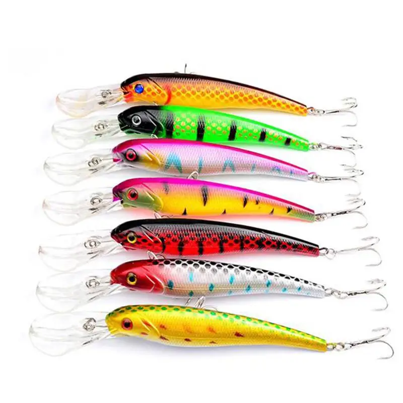 1 шт. 28 г пластиковая большая блесна для рыбалки 3D глаза Искусственный глубокий