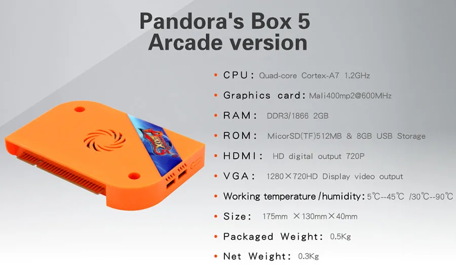 Новейший Pandora box 5 960 в 1 Аркадный Игровой картридж JAMMA, разные игры доска с VGA и HDMI выходом
