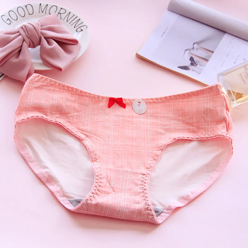 ZAVACE новое нижнее белье из хлопка женские большие размеры apple принт мультфильм