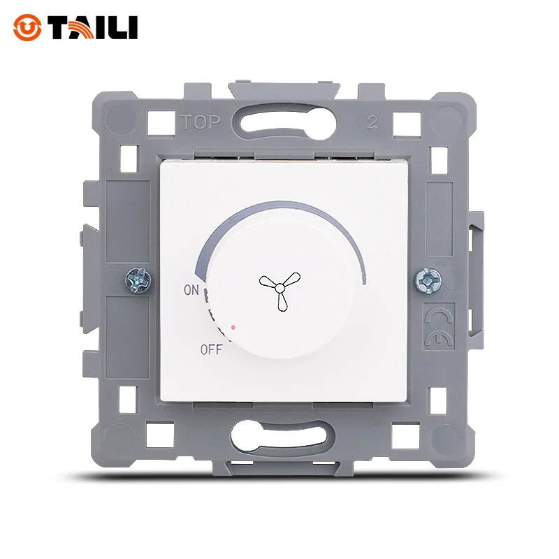 Настенный переключатель Вентилятор Переключатель Регулятор скорости