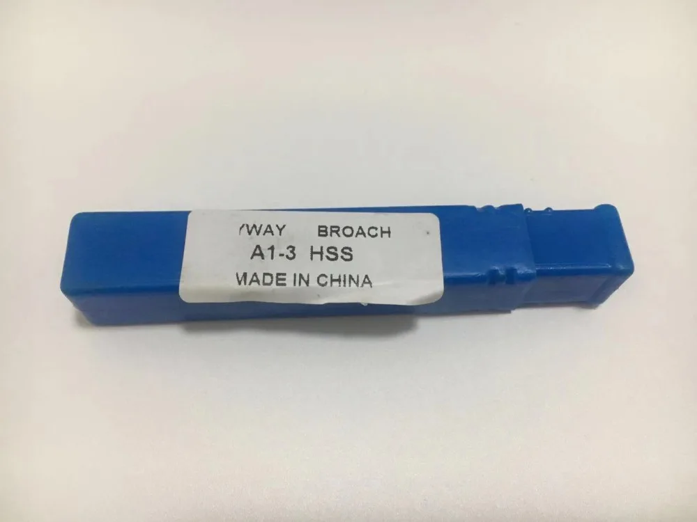 HSS Keyway Broach с прошивкой высокоскоростные стальные инструменты для прошивки 3 мм