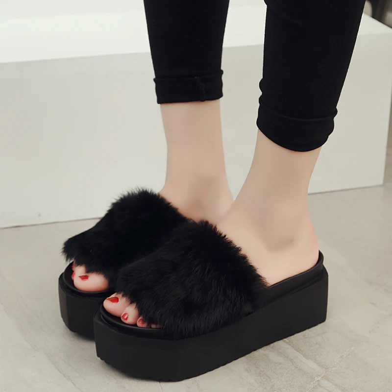 Роскошные женские босоножки на танкетке в европейском стиле уличные домашние