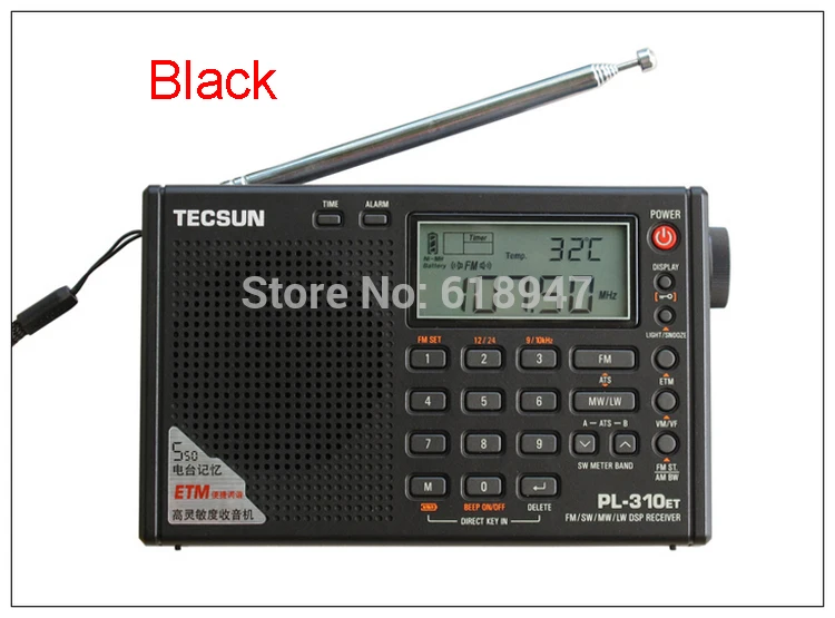 Tecsun PL310ET полный диапазон радио цифровой демодулятор FM/AM стерео радио TECSUN PL-310