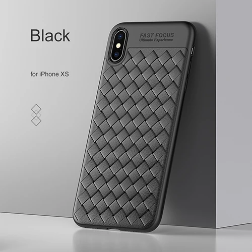 Black for iPhone XS Новейший USAMS чехол для телефона для iPhone XR/XS Max мягкий задний чехол Полный протектор дышащий чехол для iPhone xs max Apple - Цвет: Black for iPhone XS