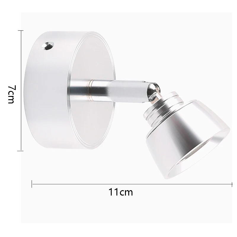 Led Wall Lamp Simple Creative Lights Rotatable Wandlamp For Hotel Bedroom Living Room Bedside Reading Sconce Light Fixtures | Освещение