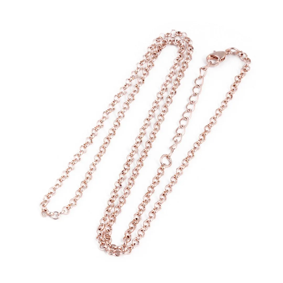 Cadenas Mujer DIY ожерелье цепь Shellhard 60 см длинная коробка цепь ожерелье Модные украшения аксессуары серебро/золото