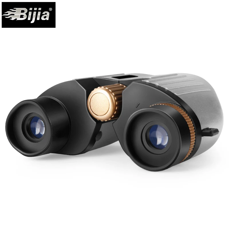 BIJIA 30x22 Мини карманный бинокль телескоп опера очки для спорта футбол часы жизни водонепроницаемый