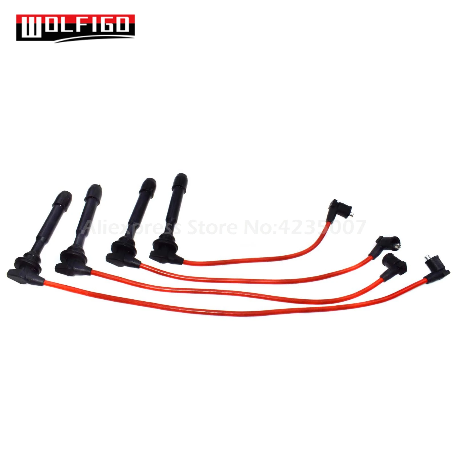 WOLFIGO Fit hyundai Elantra Tiburon Tucson Spectra свечи зажигания провода набор 27501-23B70