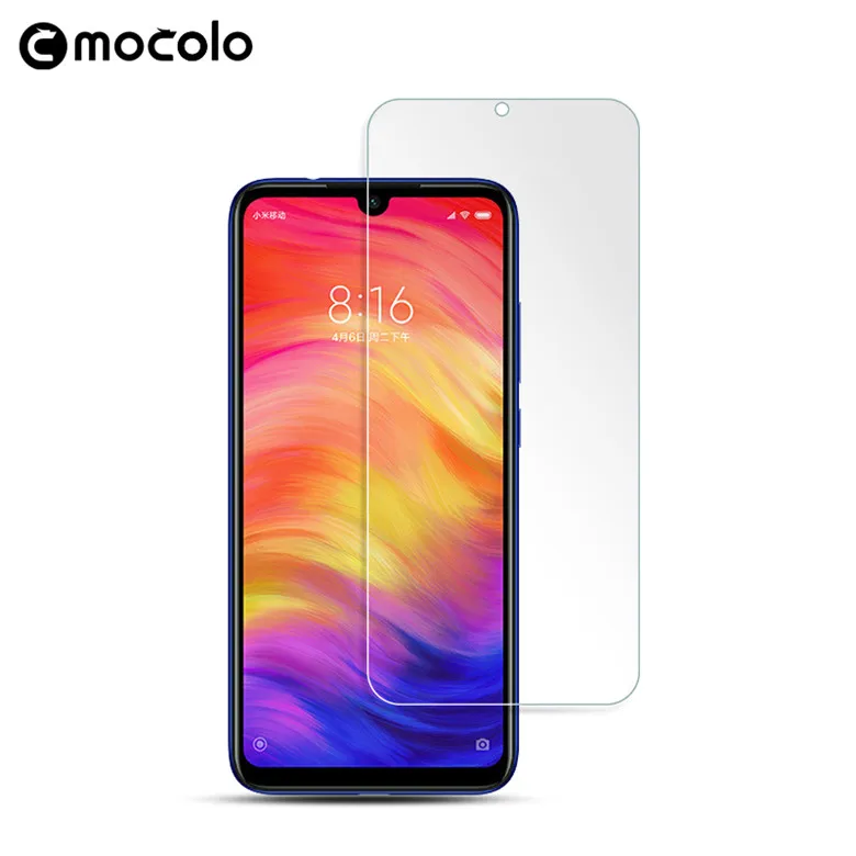 Clear MOCOLO закаленное стекло для Xiaomi Redmi note 7 Защитная пленка для экрана 9H изогнутое защитное закаленное стекло Redmi note7 global - Цвет: Clear