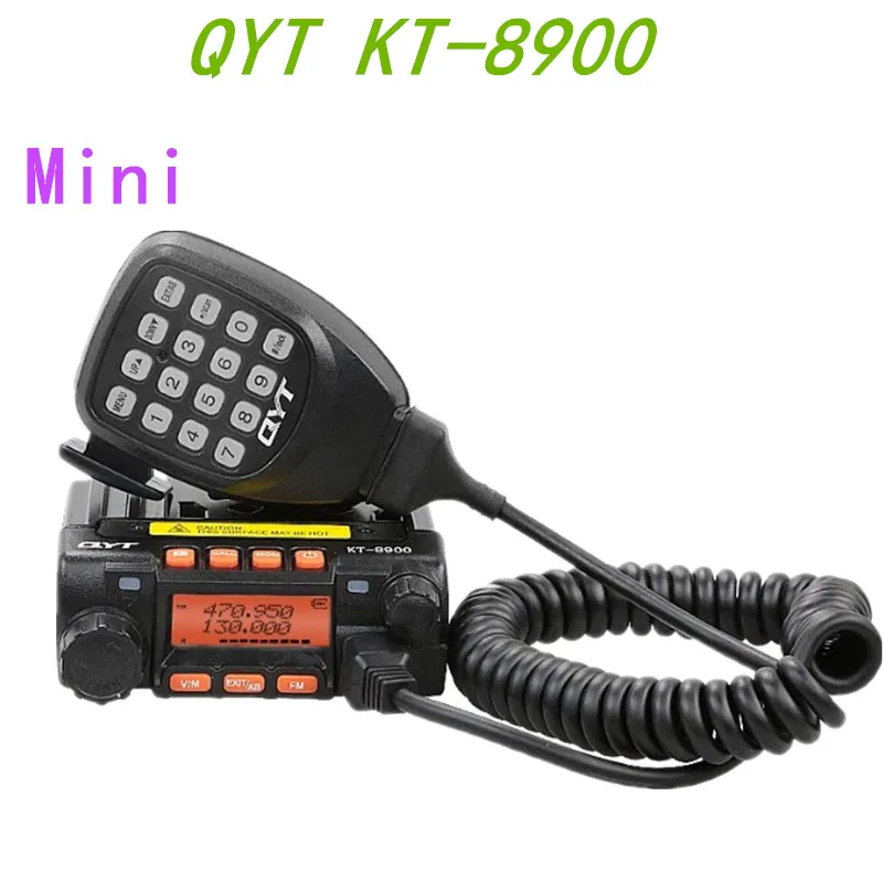 QYT, KT-8900, длинный диапазон, мини радио для автомобиля, Двухдиапазонная Мобильная радио, приемопередатчик для автомобиля, CB радио, портативная рация