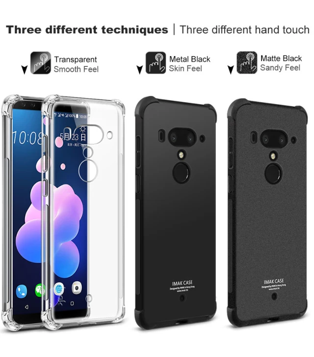Чехол для htc U12 Plus, силиконовый чехол для htc U12Plus, чехол IMAK из ТПУ для htc U12 Plus, защитный чехол 360 U 12 U12Plus U12