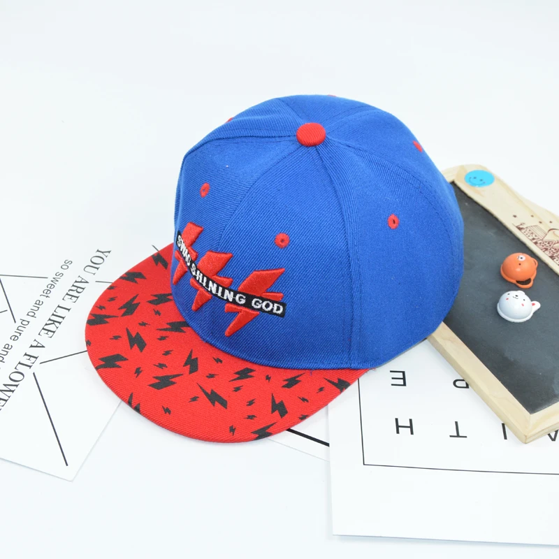 Детские летние шапки с вышивкой Swag бейсболки для мальчиков и девочек плоским