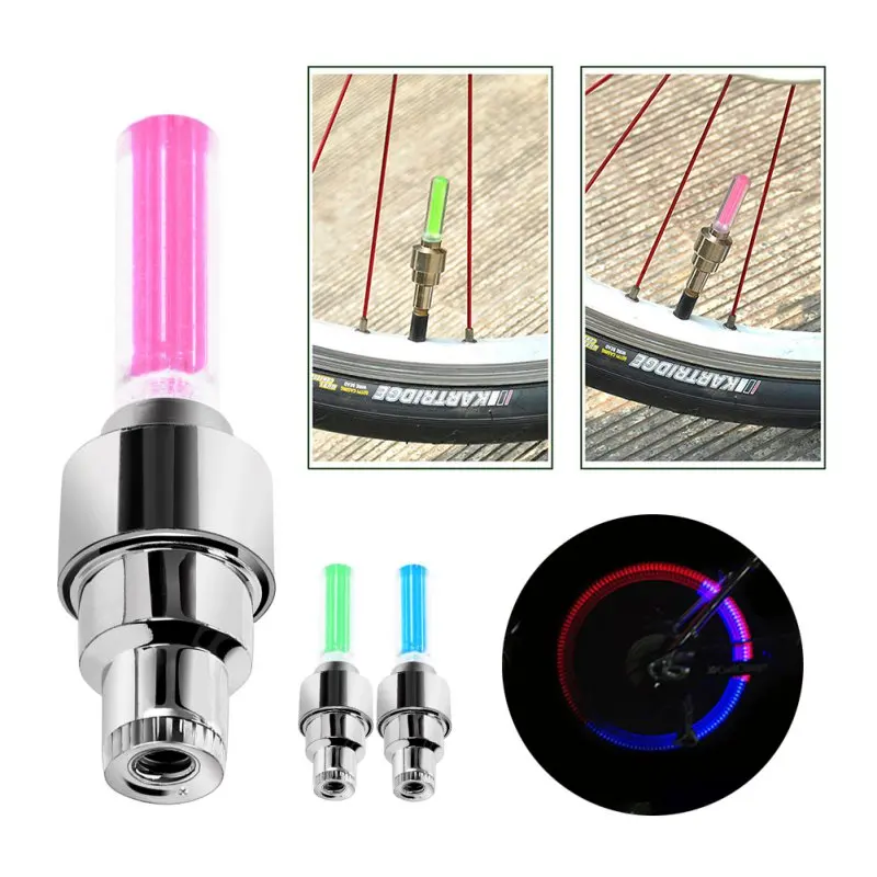 3 цвета велосипед автомобиль колесо шина колпачок спицы неоновая Вспышка