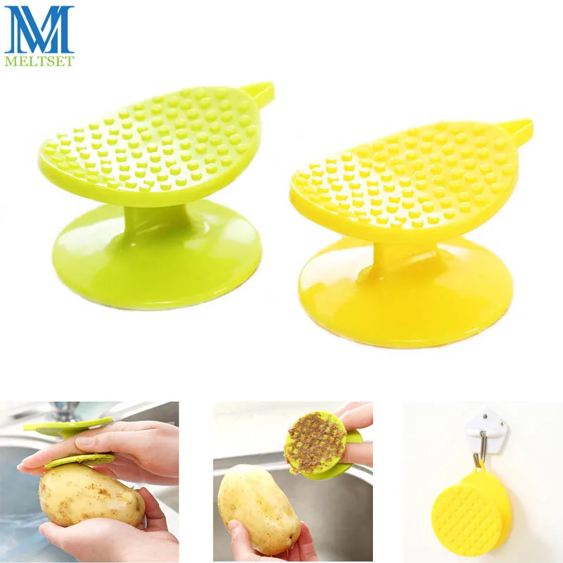 

1PC Kitchen Gadgets Potato Peeler Multifunction Fruit Vegetable Cleaning Brush Fish Scales Scraper Cleaning Tools