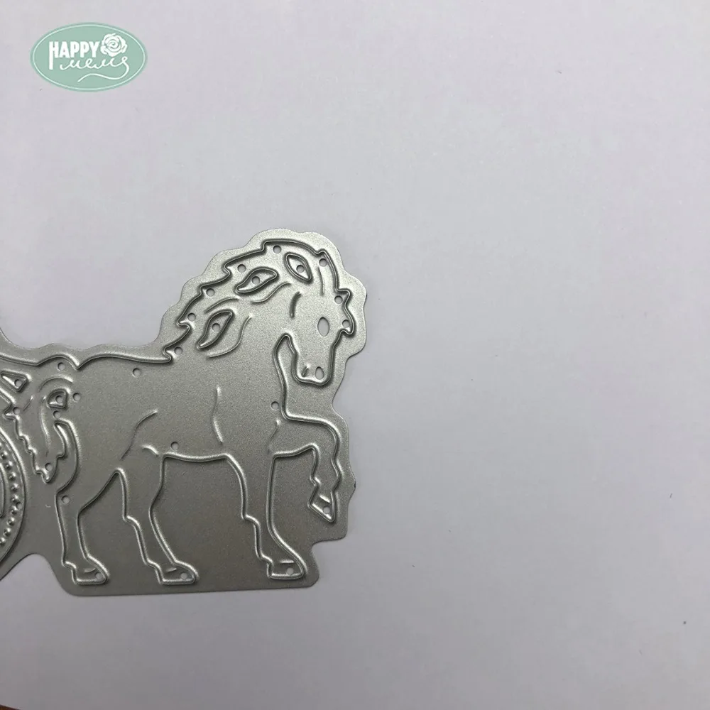 Happymems 2018 новый стиль Дворцовая карета Вырубные штампы для изготовления карт