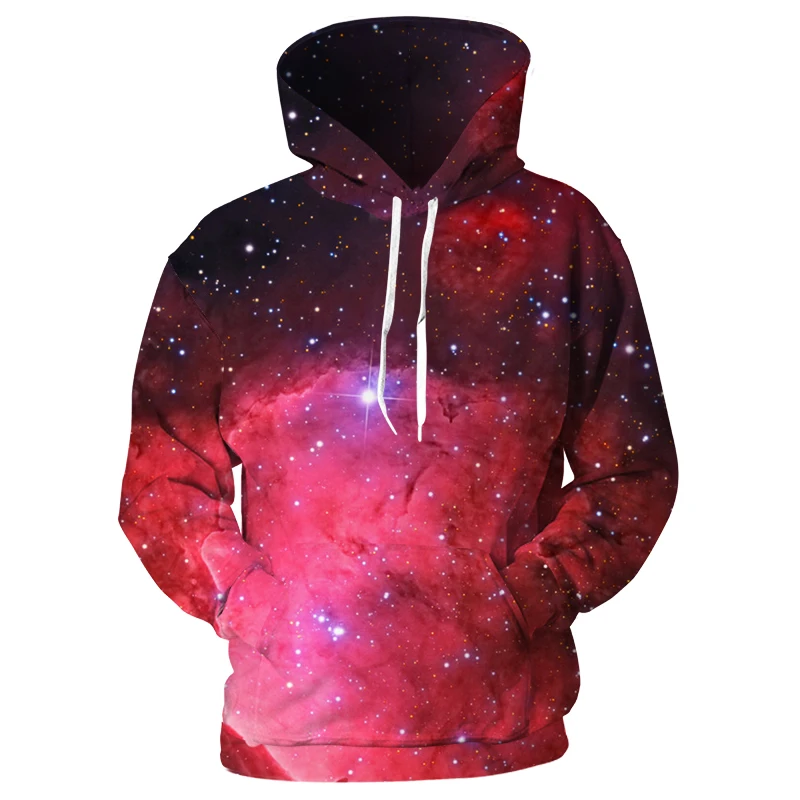 photo color YOUTHUP, Красная Галактика, 3d толстовки для мужчин и женщин, толстовки с капюшоном, 3d принт, космическая галактика, толстовки, мужские пуловеры, спортивные костюмы размера плюс - Цвет: photo color