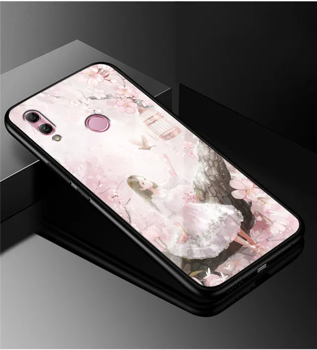 2 A 6,21 ''для huawei Nova Lite 3 Чехол POT-LX2 из закаленного стекла жесткий чехол для телефона для huawei Nova Lite 3 Чехол Nova Lite3 мягкая рамка - Цвет: 2