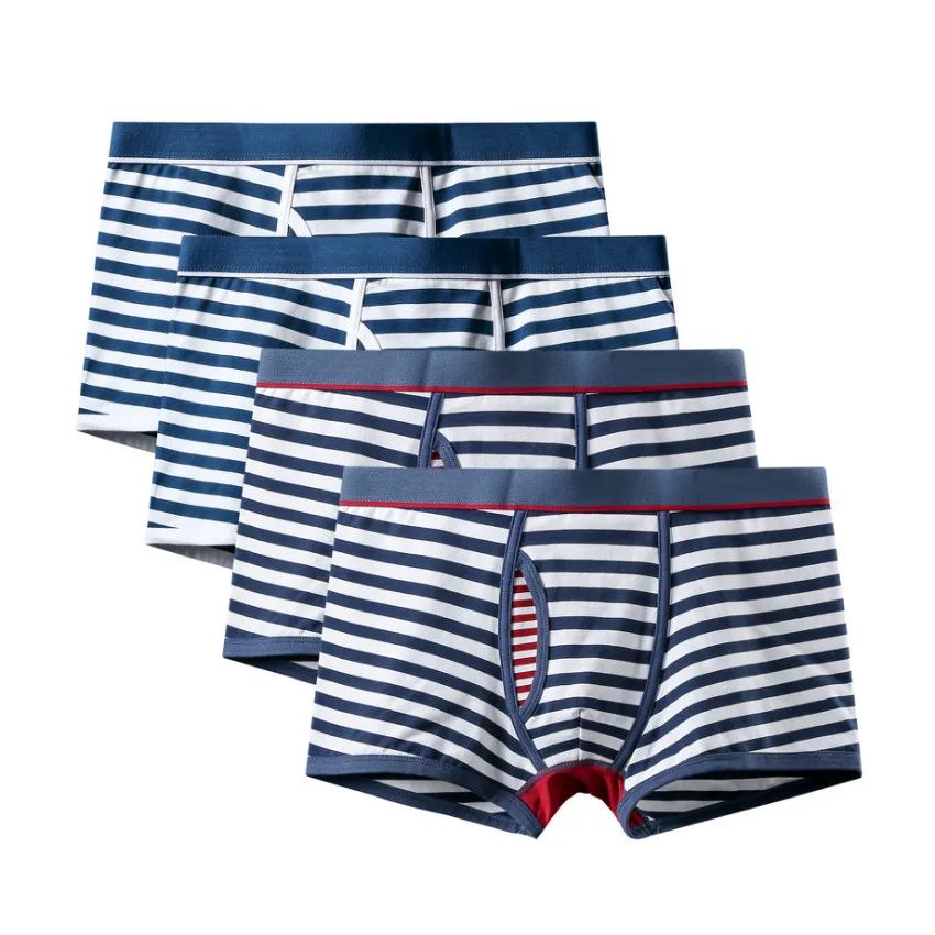 4Pcs A0917 Mix D22 4 шт./лот горячая Распродажа, мужские плавки, новинка Mr Модная стильная качественная хлопковая Мужская Мужские шорты-боксеры, детское белье, трусы мужские дома детское нижнее белье - Цвет: 4Pcs A0917 Mix D22