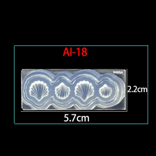 18 Фламинго 3D акриловая Форма для украшения ногтей УФ гель DIY дизайн мороженое силиконовые шаблоны для дизайна ногтей Шаблон Маникюр - Цвет: 18