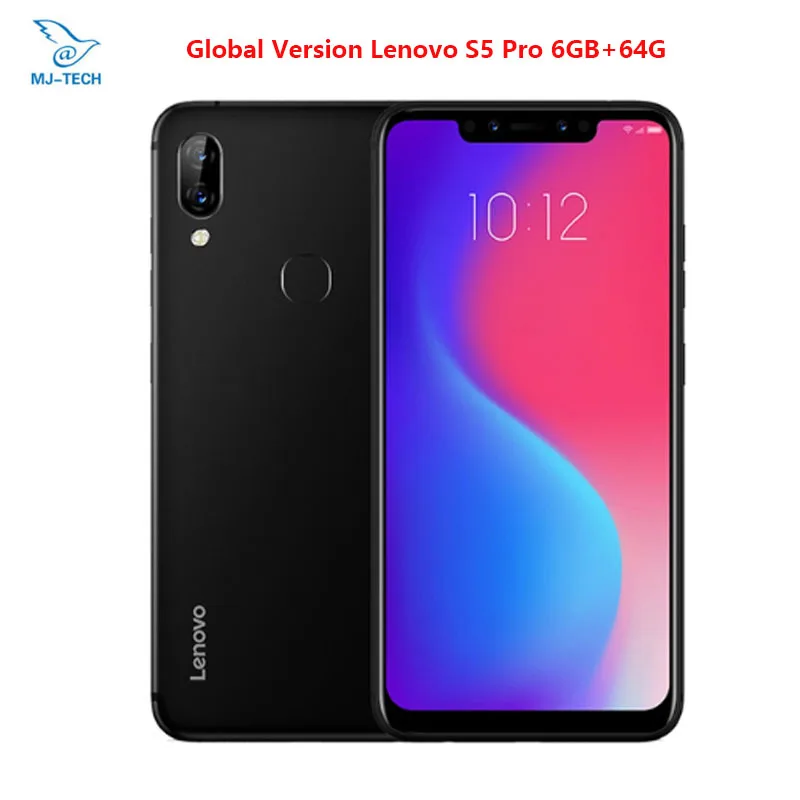 Глобальная Оригинальная камера заднего вида lenovo S5 Pro 6G 64G 20.0MP ZUI 5,0, четыре ядра, 1,8 ГГц, 3500 мА/ч, батарея для распознавания лица, мобильный телефон, обновление ota