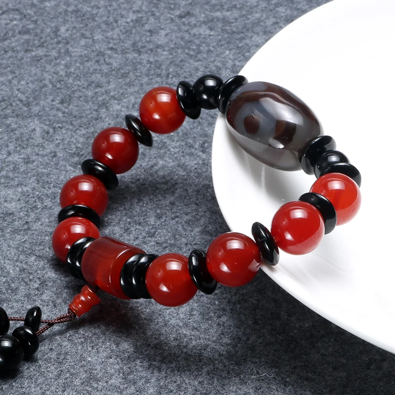 Модные Strand браслеты для женщин браслет мужчин классический красный модные