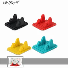 WolfRule Non-slip Desktop Stand Bracket For iphone 6s Silicone Antiskid Car Phone Stand for Anti-slip Mat Car GPS Phone Bracket