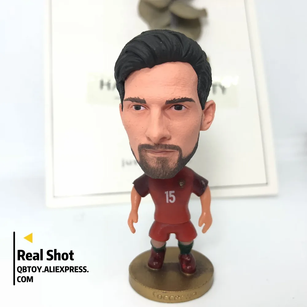 Soccerwe фигурка футболиста Andre Portugal #15 подвижные суставы Смола Модель игрушки куклы