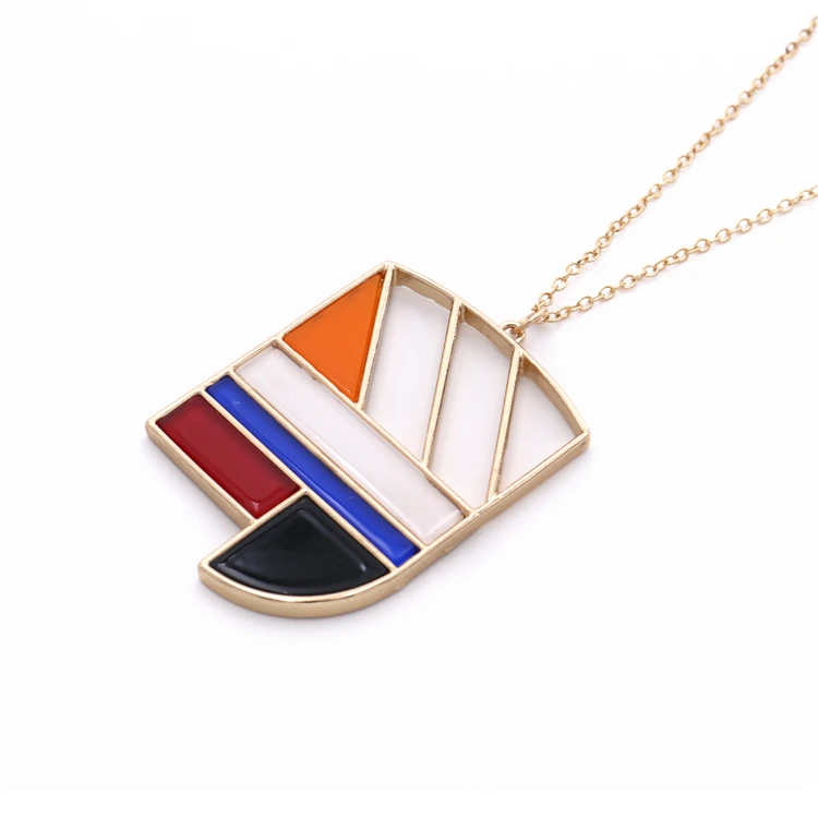 AL-N84268 /TRACYSGER/ multi-color acetic acid version combination Pendant Necklace | Украшения и аксессуары