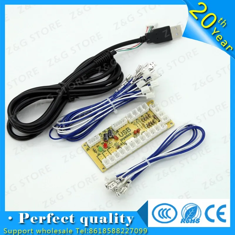 2017 USB кодировщик 8 полосный классический аркадный джойстик Классическая аркадная